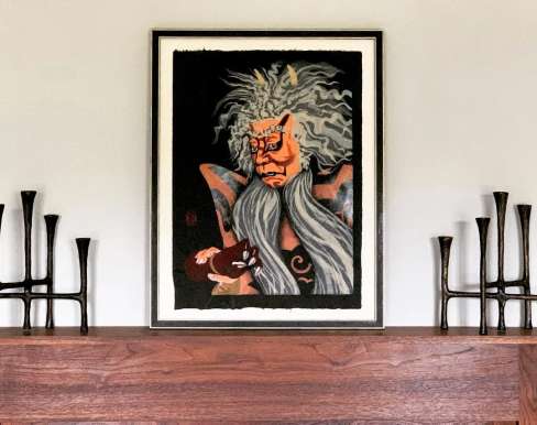 Paul Binnie “The demon Ibaraki” Home (image from Scholten Japanese Art) thumbnail