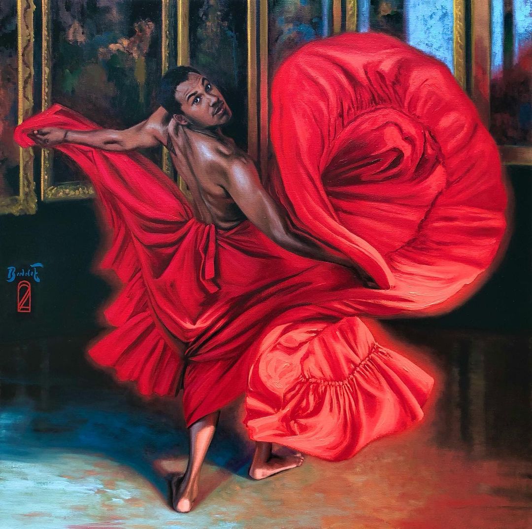 Paul Binnie “La Falda Roja (The Red Skirt)” artwork