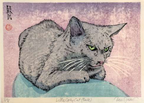 Paul Binnie “Little Grey Cat” Pale-coloured edition of 8. thumbnail