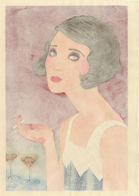 Paul Binnie “A Modern Girl of 1920” Verso thumbnail