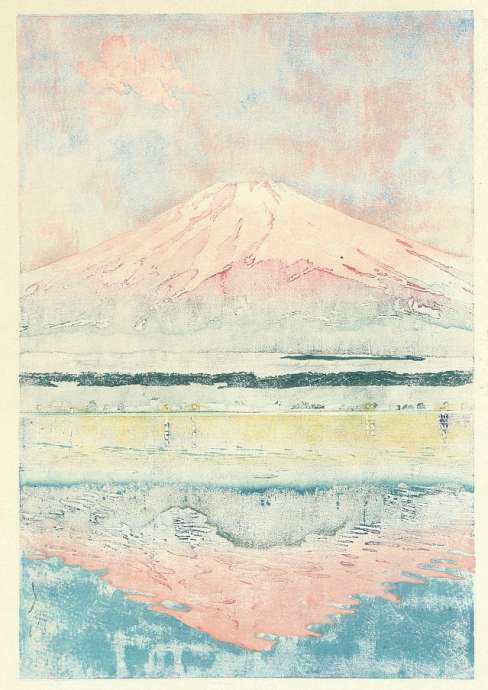 Paul Binnie “Red Fuji - Mount Fuji from Lake Kawaguchi” Verso thumbnail