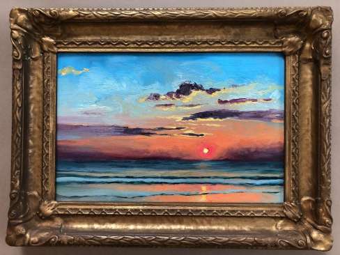 Paul Binnie “Sunset, Black's Beach” Edwardian frame thumbnail